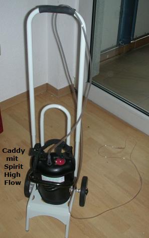 Caddy mit High Flow